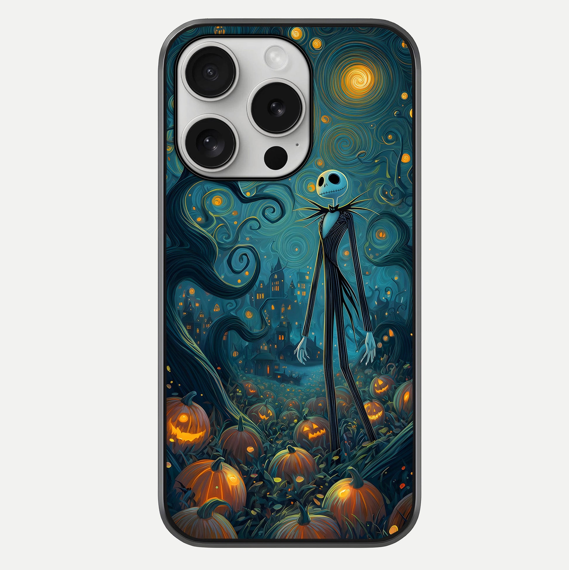 Pumpkin Moonlight Tale Glass Case For iPhone 16 Pro by Custom World