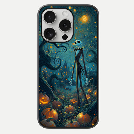 Pumpkin Moonlight Tale Glass Case For iPhone 16 Pro by Custom World