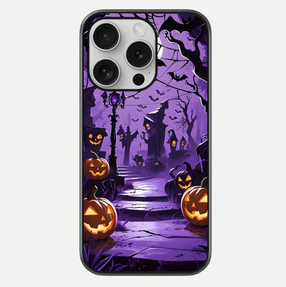 Pumpkin Patch Halloween Glass Case For iPhone 16 Pro by Custom World