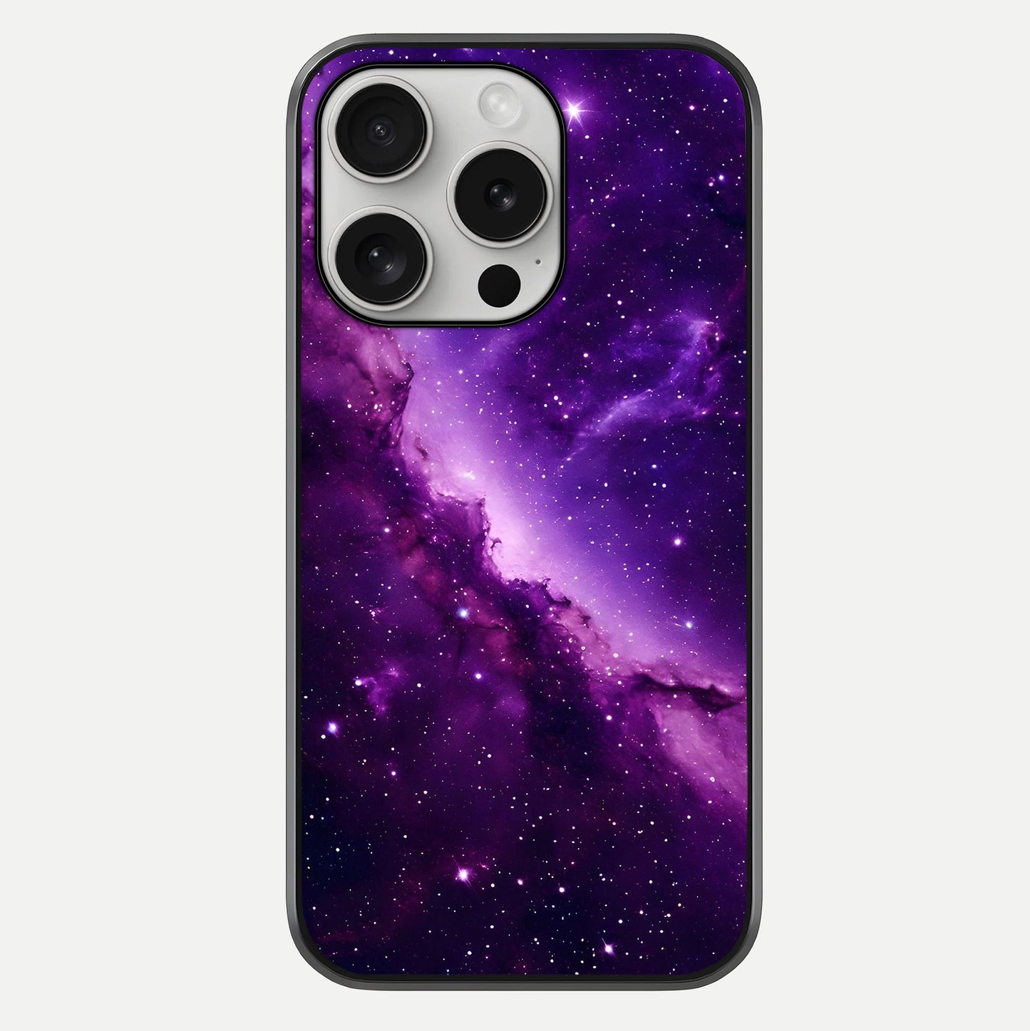 Purple Shade Sky Glass Case For iPhone 16 Pro by Custom World