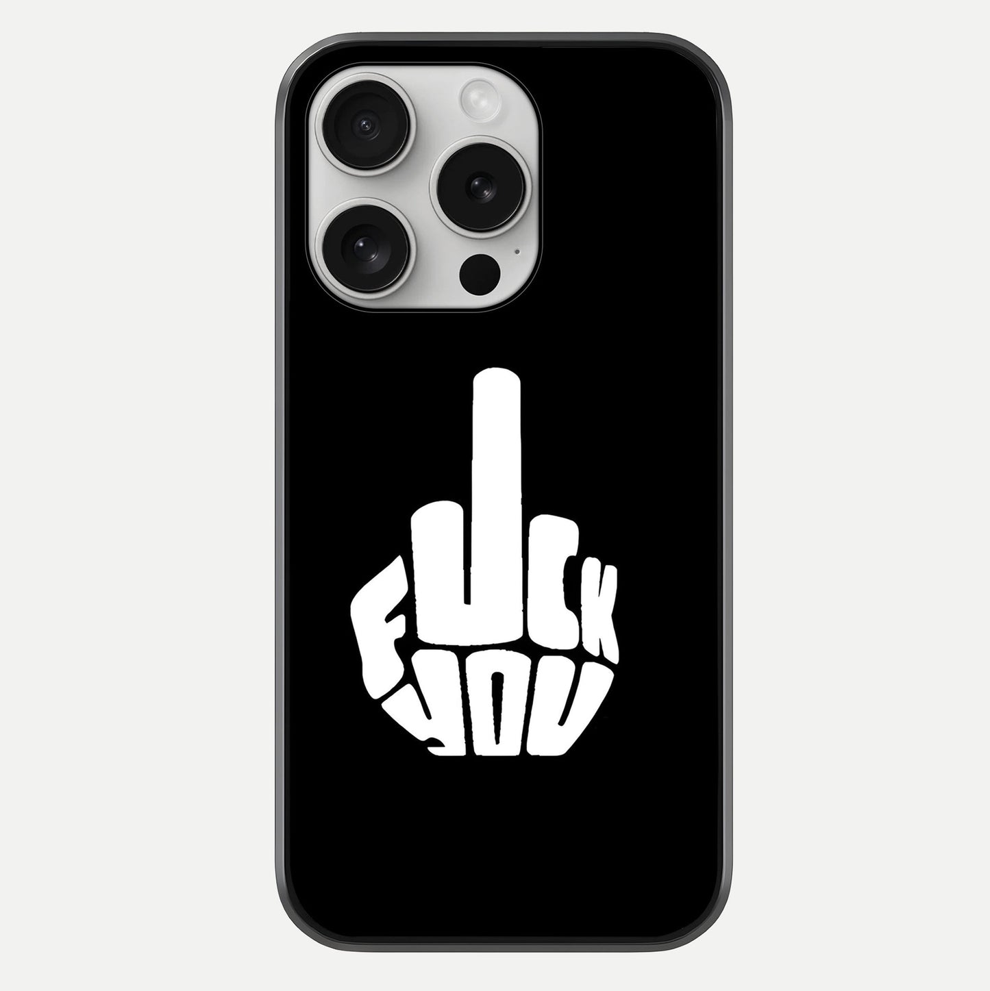 Rebel Mode On Glass Case For iPhone 16 Pro by Custom World