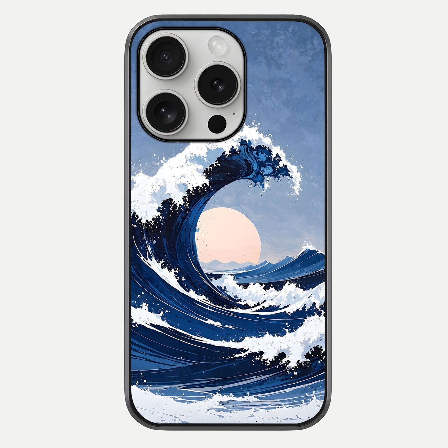 Rising Tide Power Glass Case For iPhone 16 Pro by Custom World