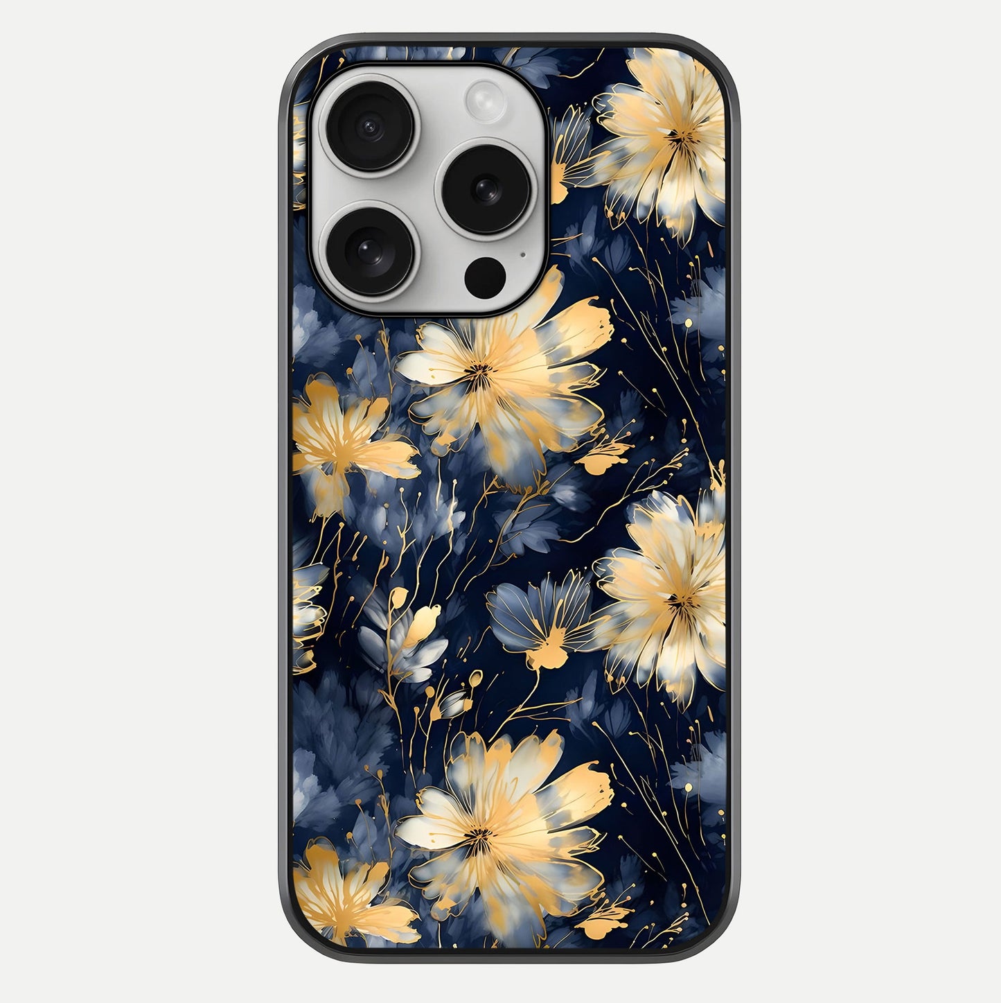 Royal Petal Dream Glass Case For iPhone 16 Pro by Custom World