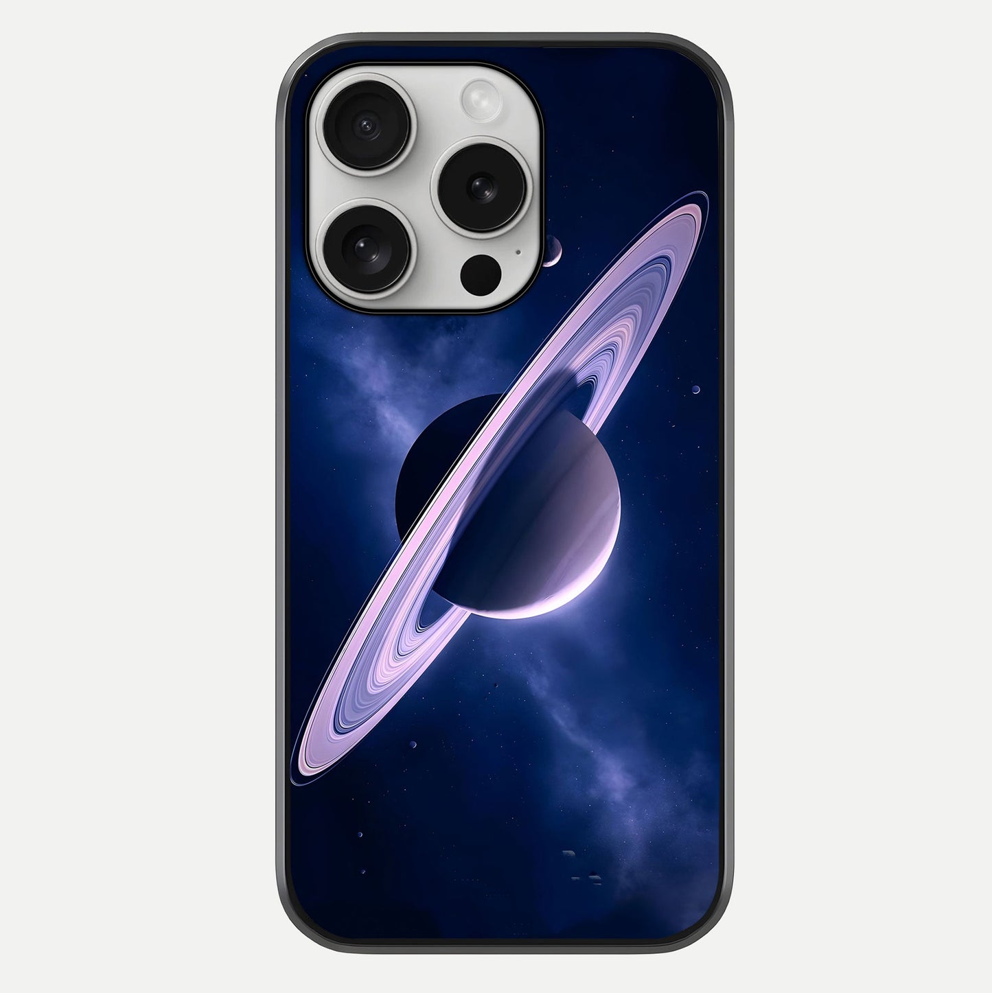 Saturn Ring Mystique Glass Case For iPhone 16 Pro by Custom World