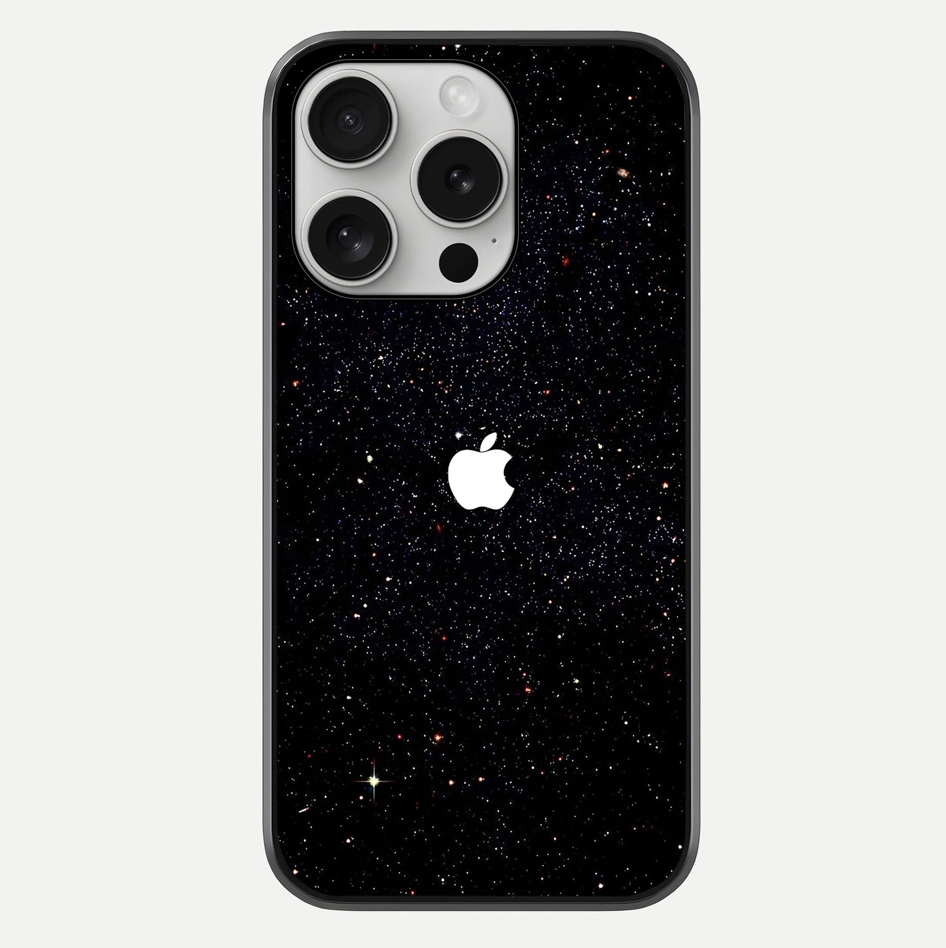 Starry Apple Galaxy Glass Case For iPhone 16 Pro by Custom World