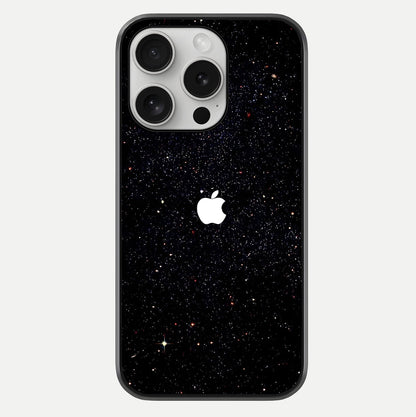 Starry Apple Galaxy Glass Case For iPhone 16 Pro by Custom World