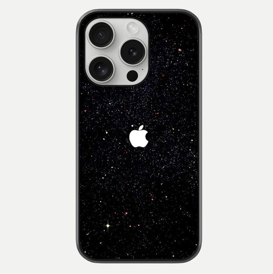 Starry Apple Galaxy Glass Case For iPhone 16 Pro by Custom World