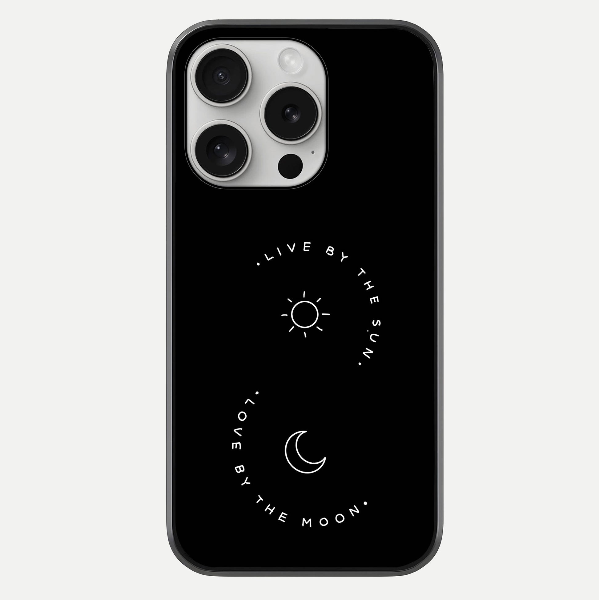 Sun Moon Balance Glass Case For iPhone 16 Pro by Custom World
