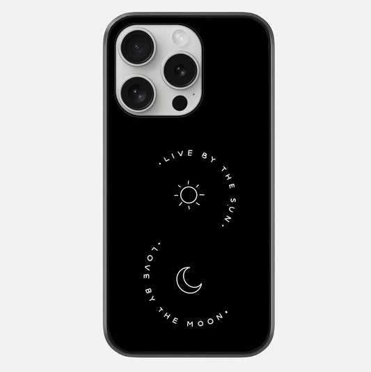Sun Moon Balance Glass Case For iPhone 16 Pro by Custom World