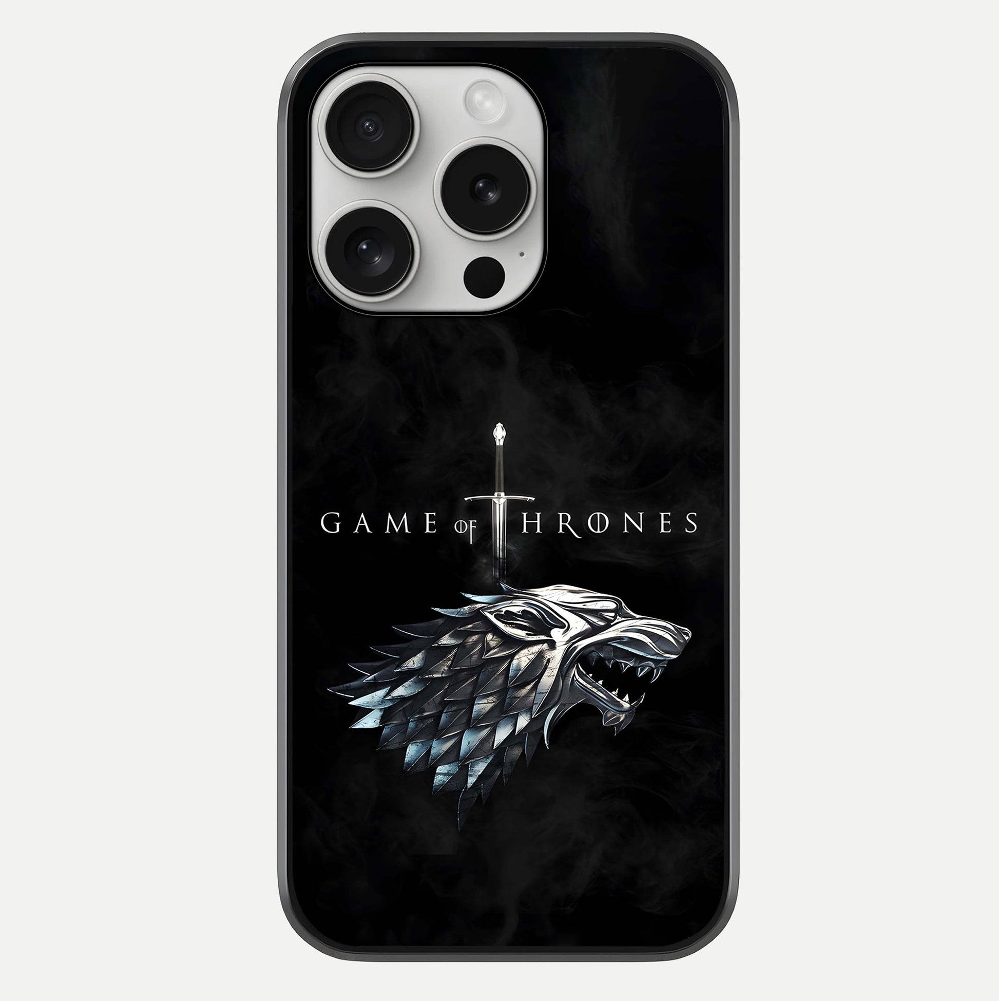 Throne Wolf Legacy Glass Case For iPhone 16 Pro by Custom World