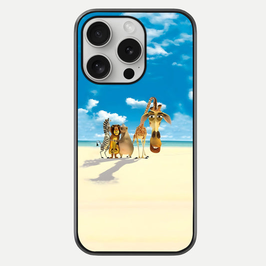 Tropical Fun Squad Glass Case For iPhone 16 Pro by Custom World