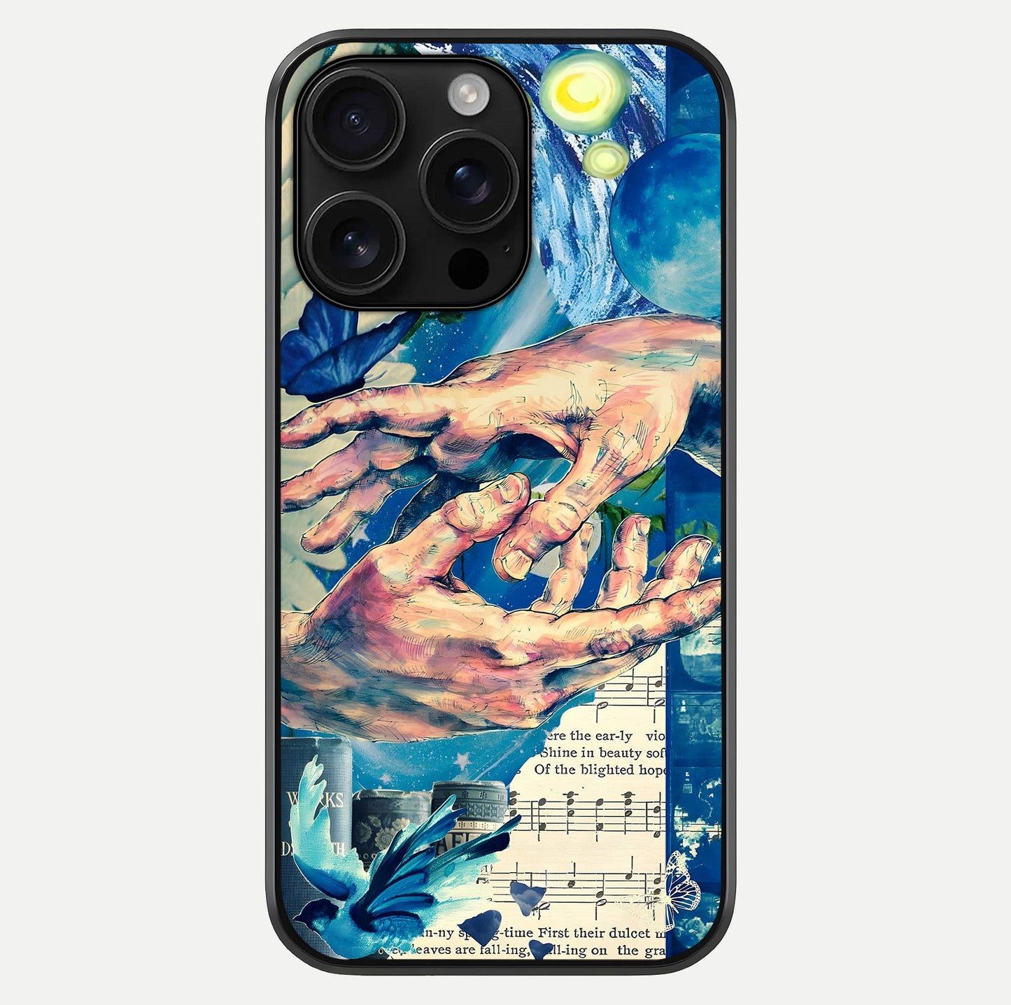 Aesthetic Divider Glass Case For iPhone 16 Pro Max by Custom World