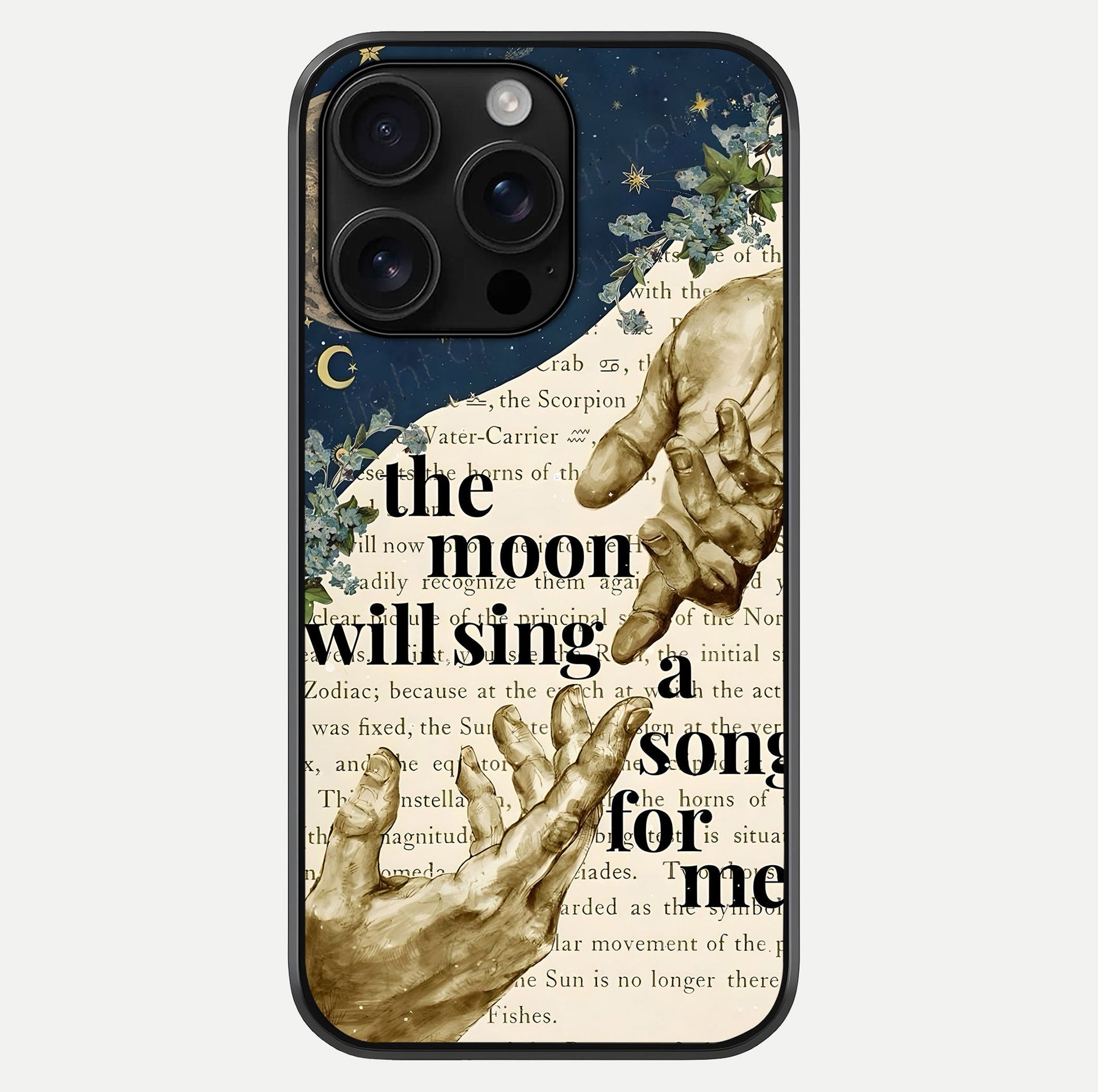 Aesthetic Divine Glass Case For iPhone 16 Pro Max by Custom World