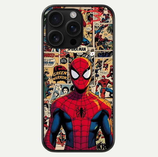 Aesthetic Spider Glass Case For iPhone 16 Pro Max by Custom World
