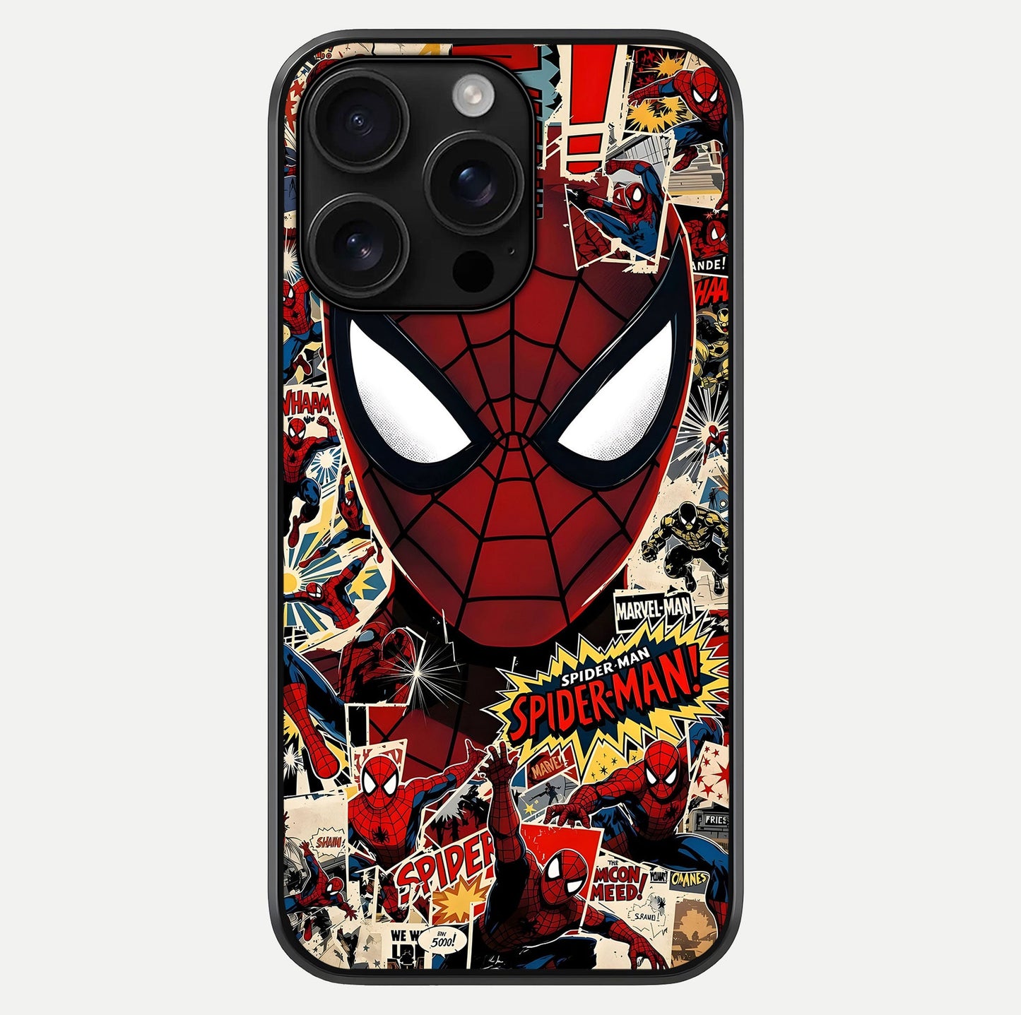 Aesthetic Wonder Spider Glass Case For iPhone 16 Pro Max by Custom World