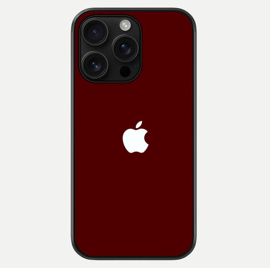 Apple Crimson Core Glass Case For iPhone 16 Pro Max by Custom World