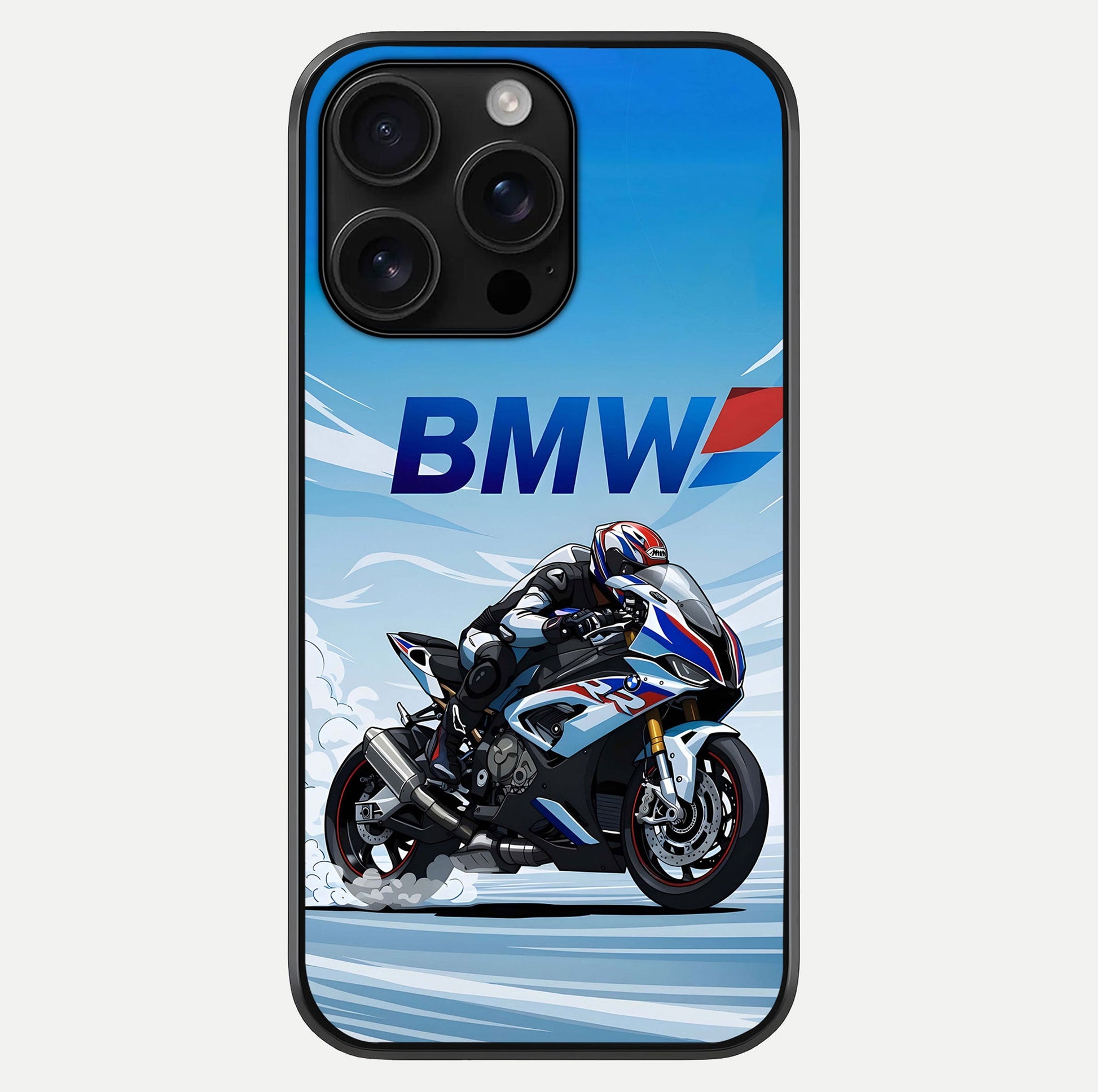 BMW Power Drift Glass Case For iPhone 16 Pro Max by Custom World
