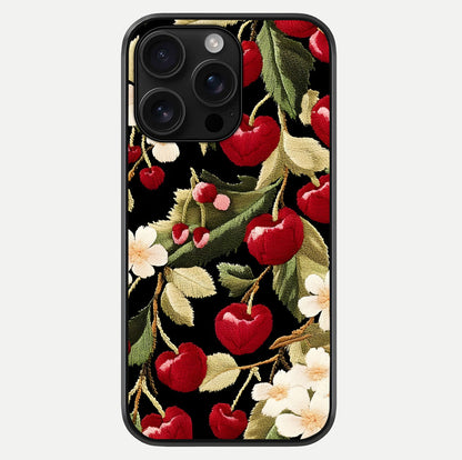 Bloom Thread Art Glass Case For iPhone 16 Pro Max by Custom World