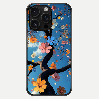 Blossom Dream Sky Glass Case For iPhone 16 Pro Max by Custom World