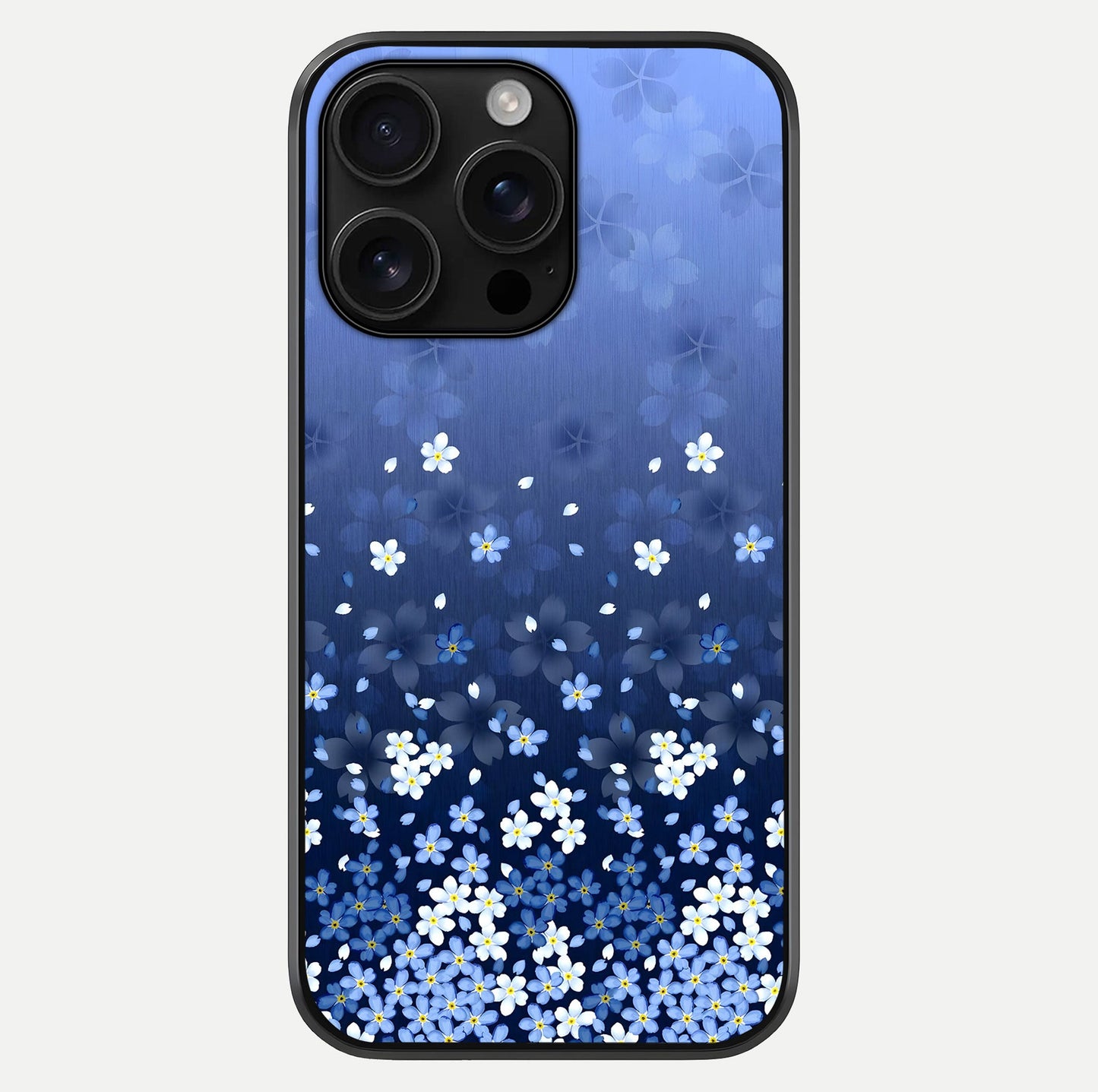 Blue Starry Glass Case For iPhone 16 Pro Max by Custom World