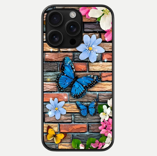 Brick Bloom Flight Glass Case For iPhone 16 Pro Max by Custom World