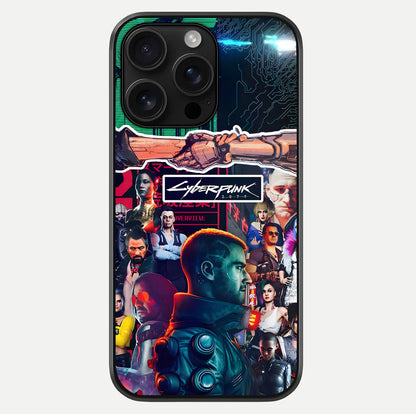 CYBERPUNK Legacy Glass Case For iPhone 16 Pro Max by Custom World