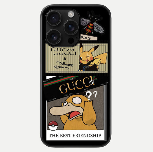 Cartoon Brand Play Mashup Glass Case For iPhone 16 Pro Max by Custom World