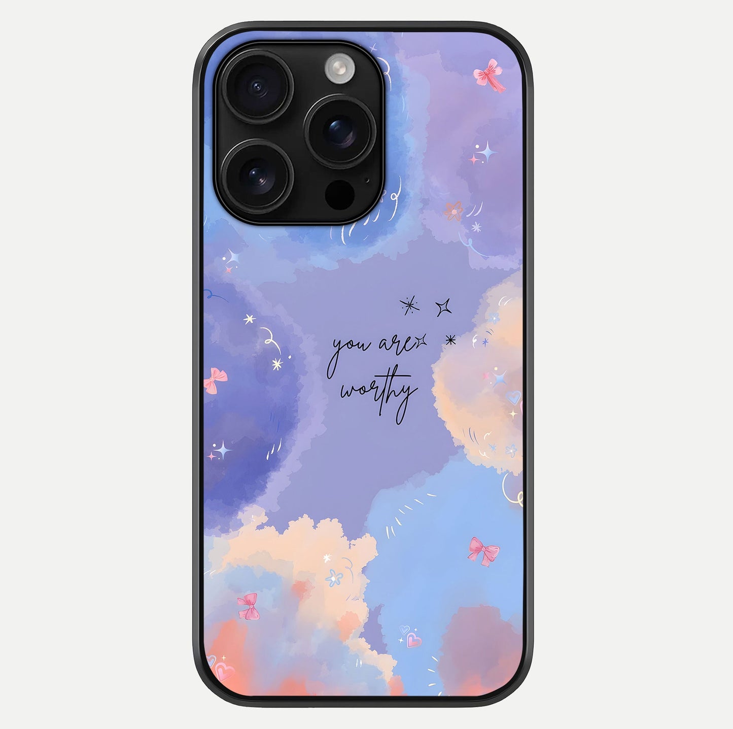 Celestial Cloud Magic Glass Case For iPhone 16 Pro Max by Custom World
