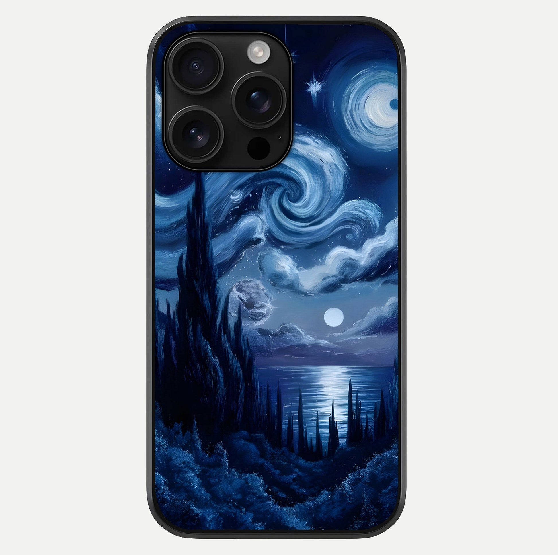 Celestial Dream Van Gogh Glass Case For iPhone 16 Pro Max by Custom World