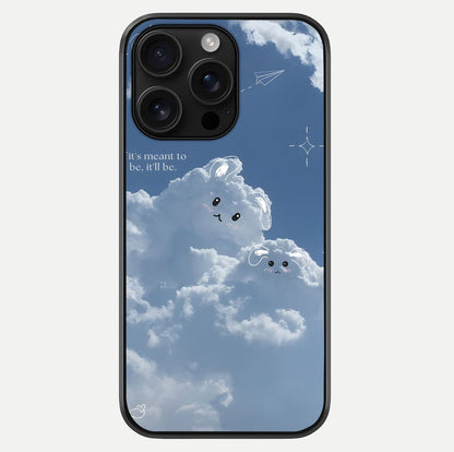 Cloud Bunny Dreams Glass Case For iPhone 16 Pro Max by Custom World