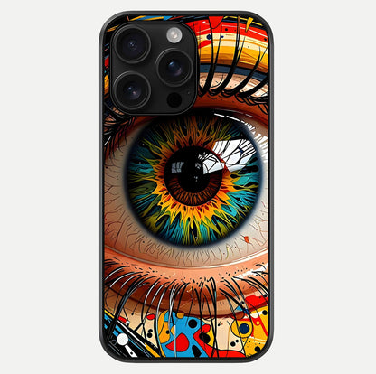 Colorful Eye Glass Case For iPhone 16 Pro Max by Custom World