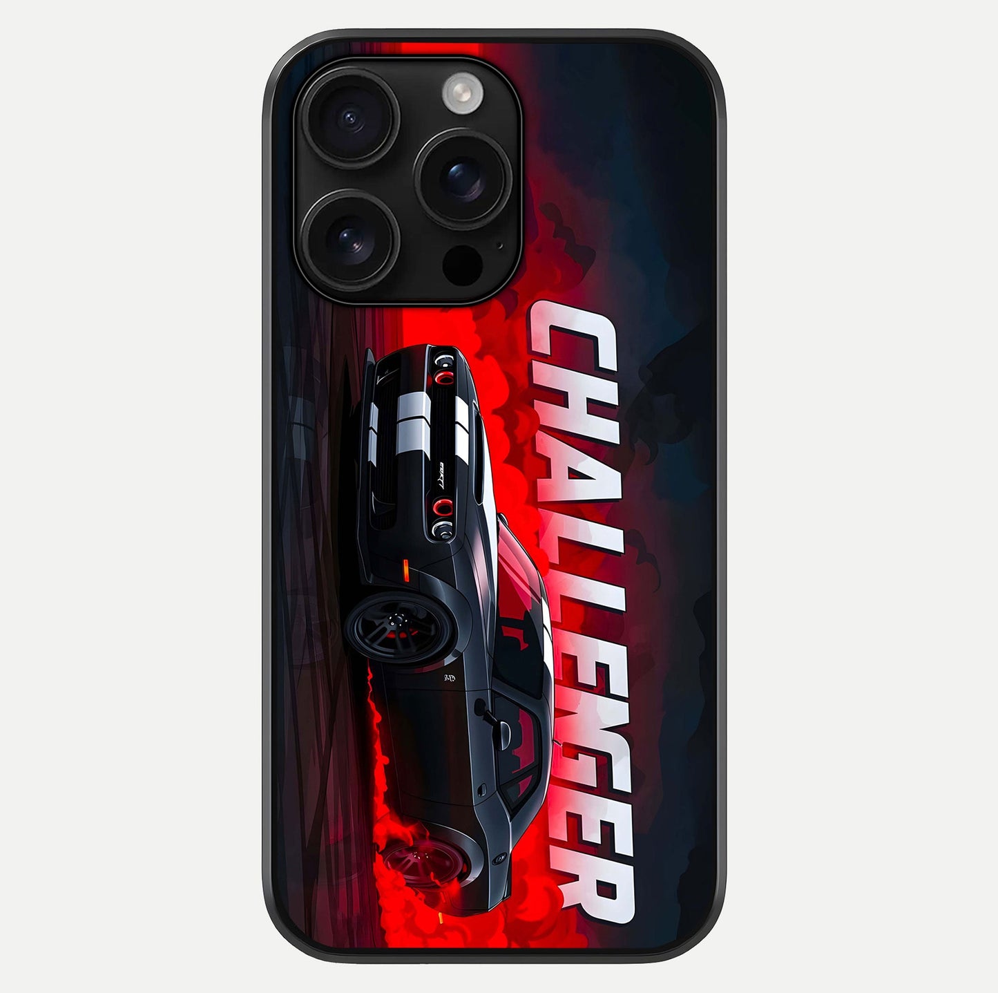 Crimson Challenger Fury Glass Case For iPhone 16 Pro Max by Custom World