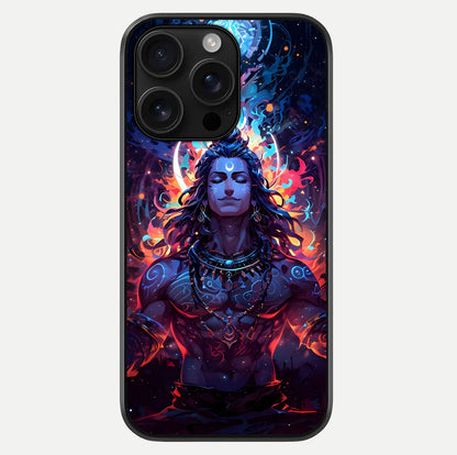 Divine Fire Shiv Glass Case For iPhone 16 Pro Max by Custom World