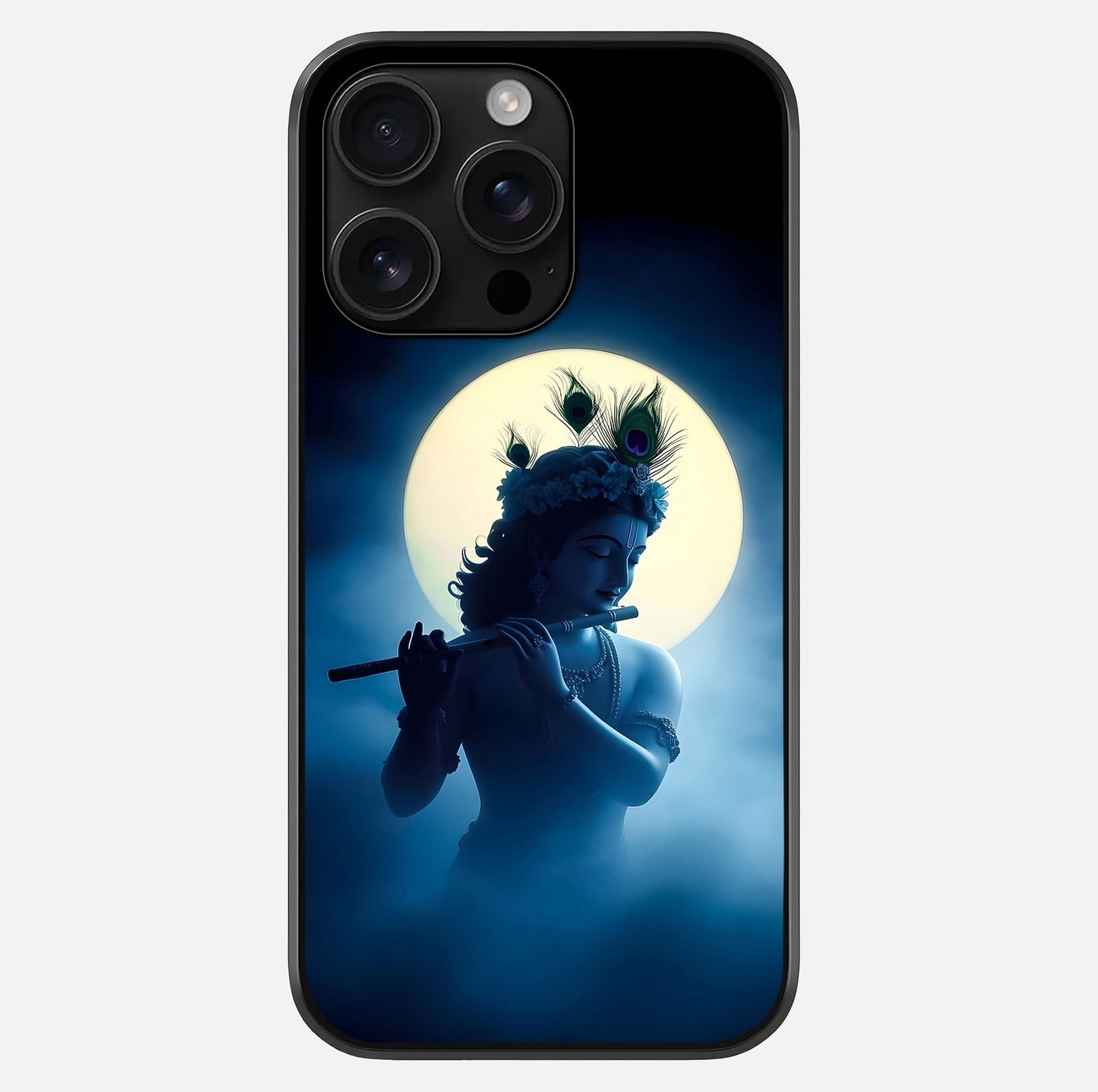 Divine Moon Flute Glass Case For iPhone 16 Pro Max by Custom World