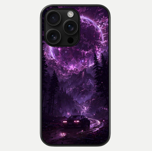 Eternal Cosmic Drive Glass Case For iPhone 16 Pro Max by Custom World