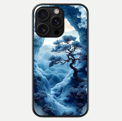 Frozen Serenity Gate Glass Case For iPhone 16 Pro Max by Custom World