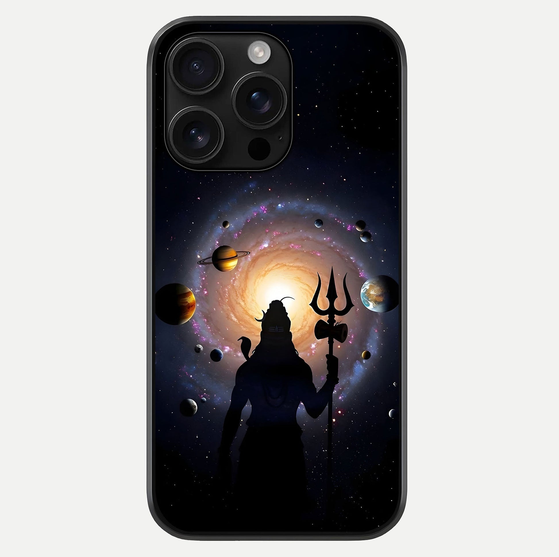Galactic Shiva Vision Glass Case For iPhone 16 Pro Max by Custom World