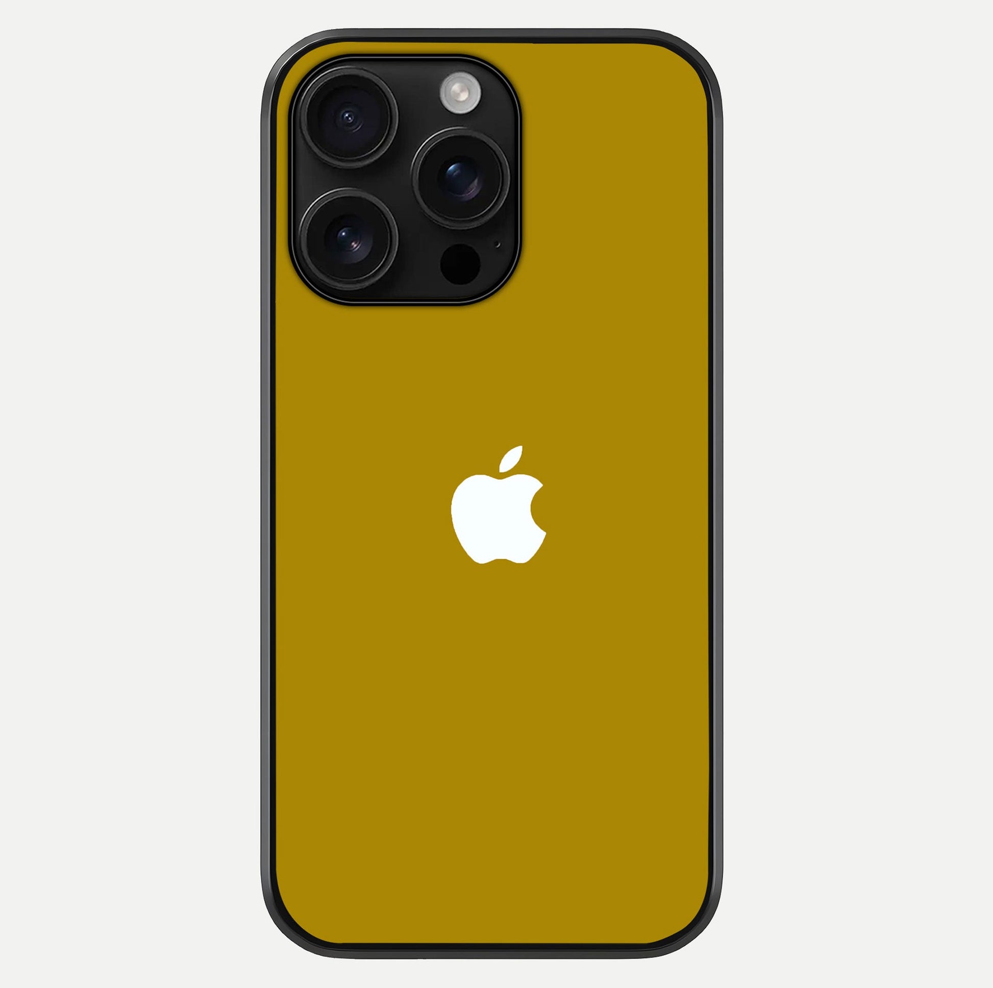 Golden Luxe Aura Glass Case For iPhone 16 Pro Max by Custom World