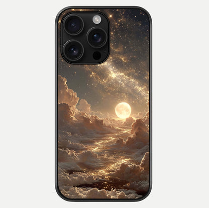 Golden Sky Dream Glass Case For iPhone 16 Pro Max by Custom World