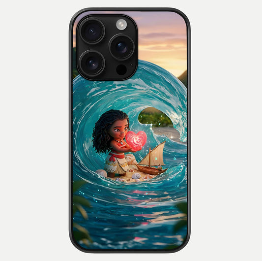 Heart of Ocean Glass Case For iPhone 16 Pro Max by Custom World