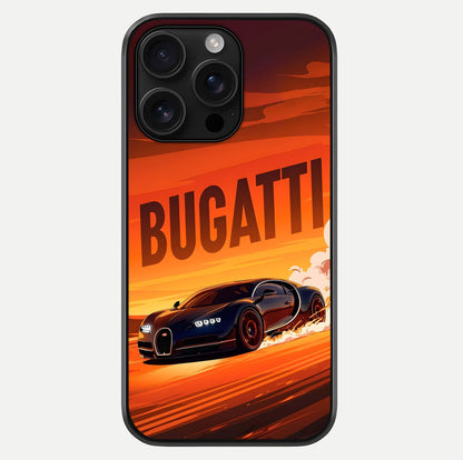 Inferno Bugatti Storm Glass Case For iPhone 16 Pro Max by Custom World