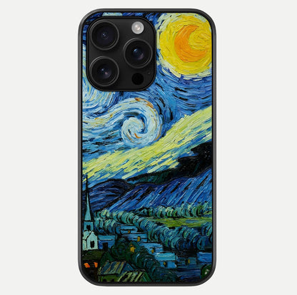 Inspired Van Gogh Art Glass Case For iPhone 16 Pro Max by Custom World