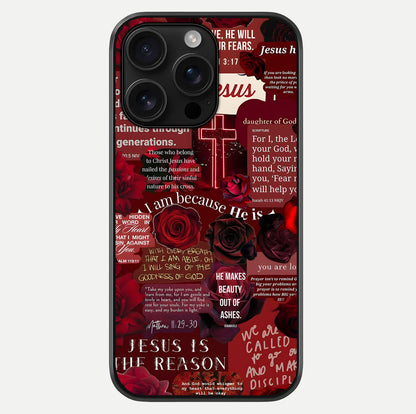 Jesus Love Heals Glass Case For iPhone 16 Pro Max by Custom World