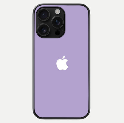 Lavender Soft Minimal Glass Case For iPhone 16 Pro Max by Custom World