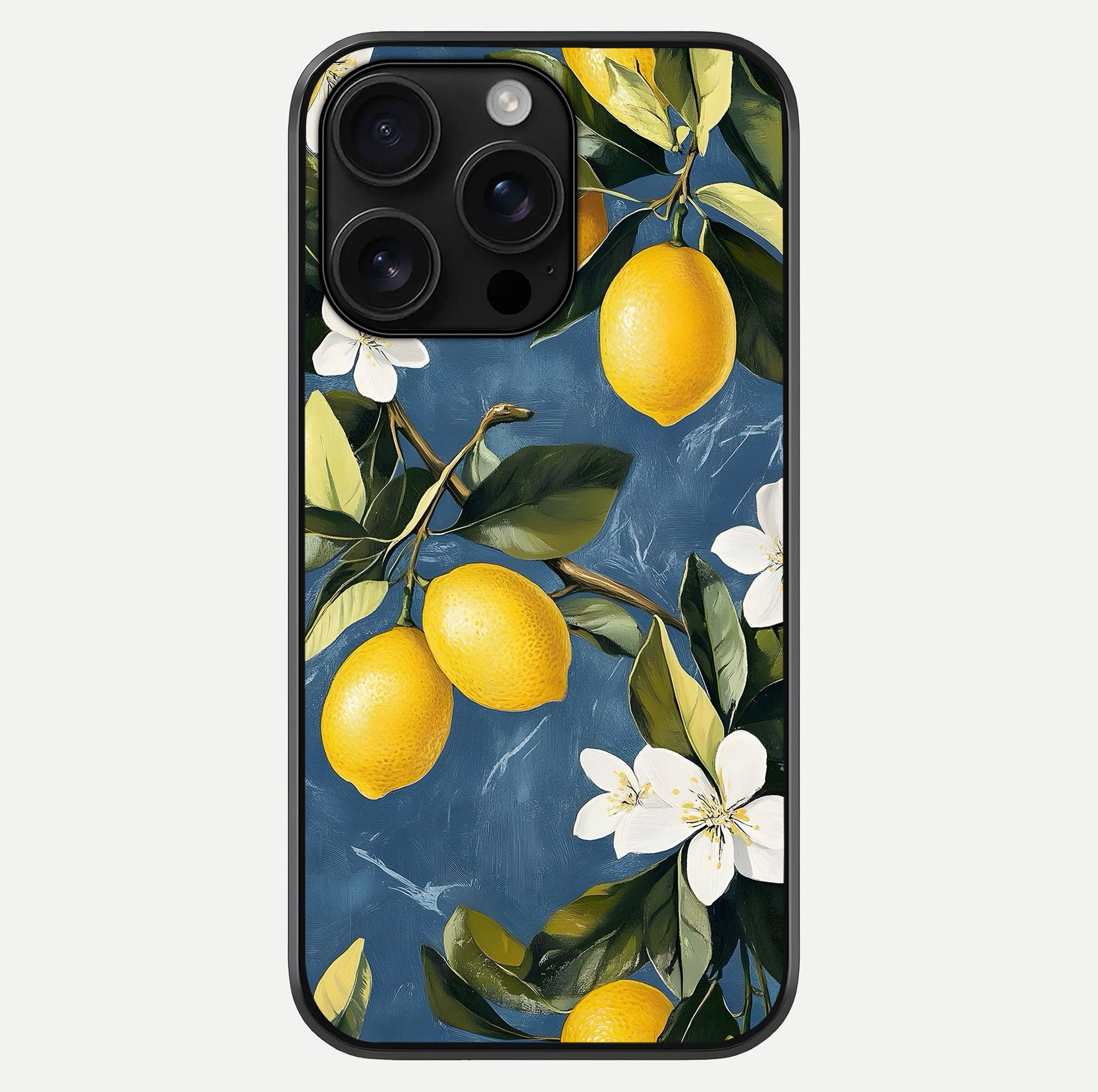 Lemon Dream Garden Glass Case For iPhone 16 Pro Max by Custom World