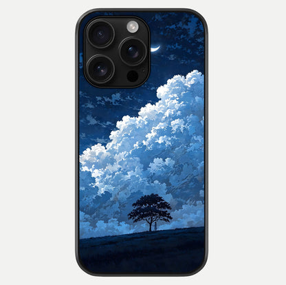 Midnight Sky Serenity Glass Case For iPhone 16 Pro Max by Custom World