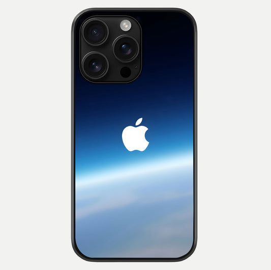 Minimal Apple Sky Glass Case For iPhone 16 Pro Max by Custom World