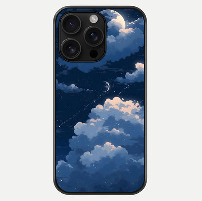 Moon Dream Haze Glass Case For iPhone 16 Pro Max by Custom World