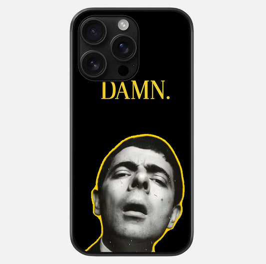 Mr Bean Damn Glass Case For iPhone 16 Pro Max by Custom World