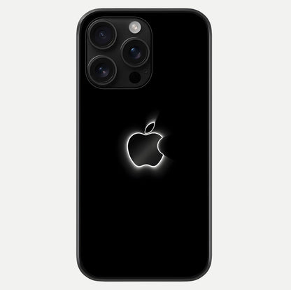 Neon Apple Glow Glass Case For iPhone 16 Pro Max by Custom World